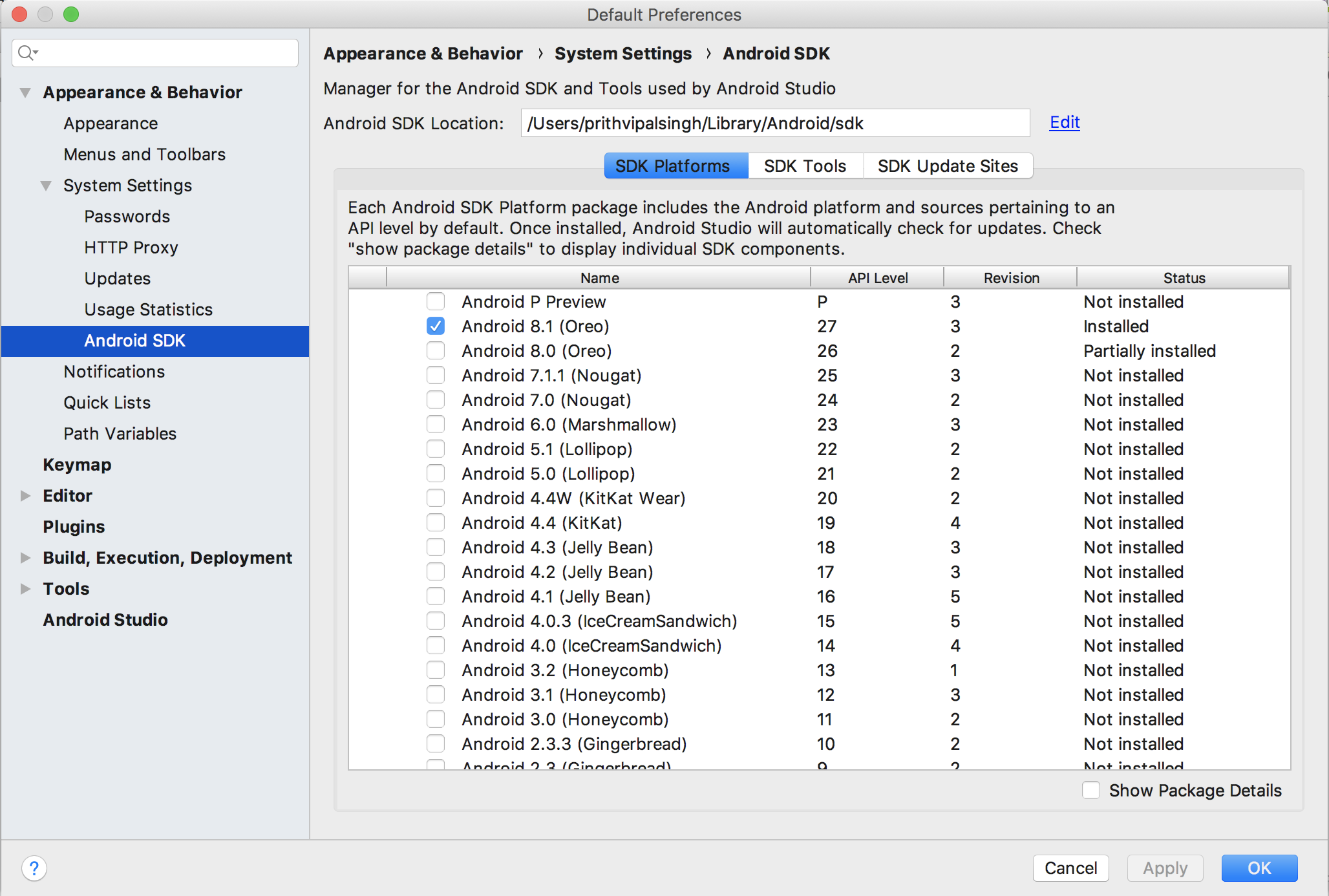 Android studio download for mac